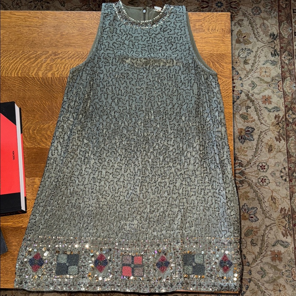 RAGA Gray Beaded Dress